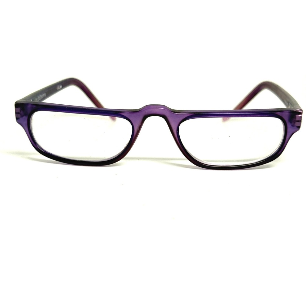 Liz Claiborne Womens Reading Glasses Purple Rectangular Frames 76506083